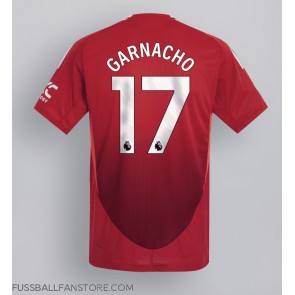 Manchester United Alejandro Garnacho #17 Replik Heimtrikot 2024-25 Kurzarm